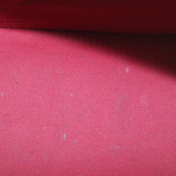 LOUIS VUITTON Vernis Rayures Alma BB Hand Bag Red LV Auth tp198 - Picture 11 of 16